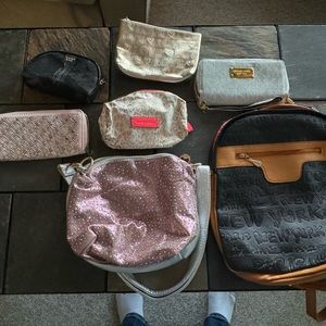 Red Liz crossbody purse